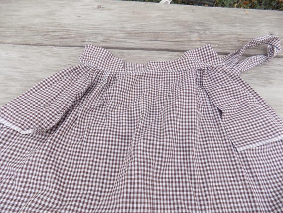 Apron Embroidery Gingham, - image 11