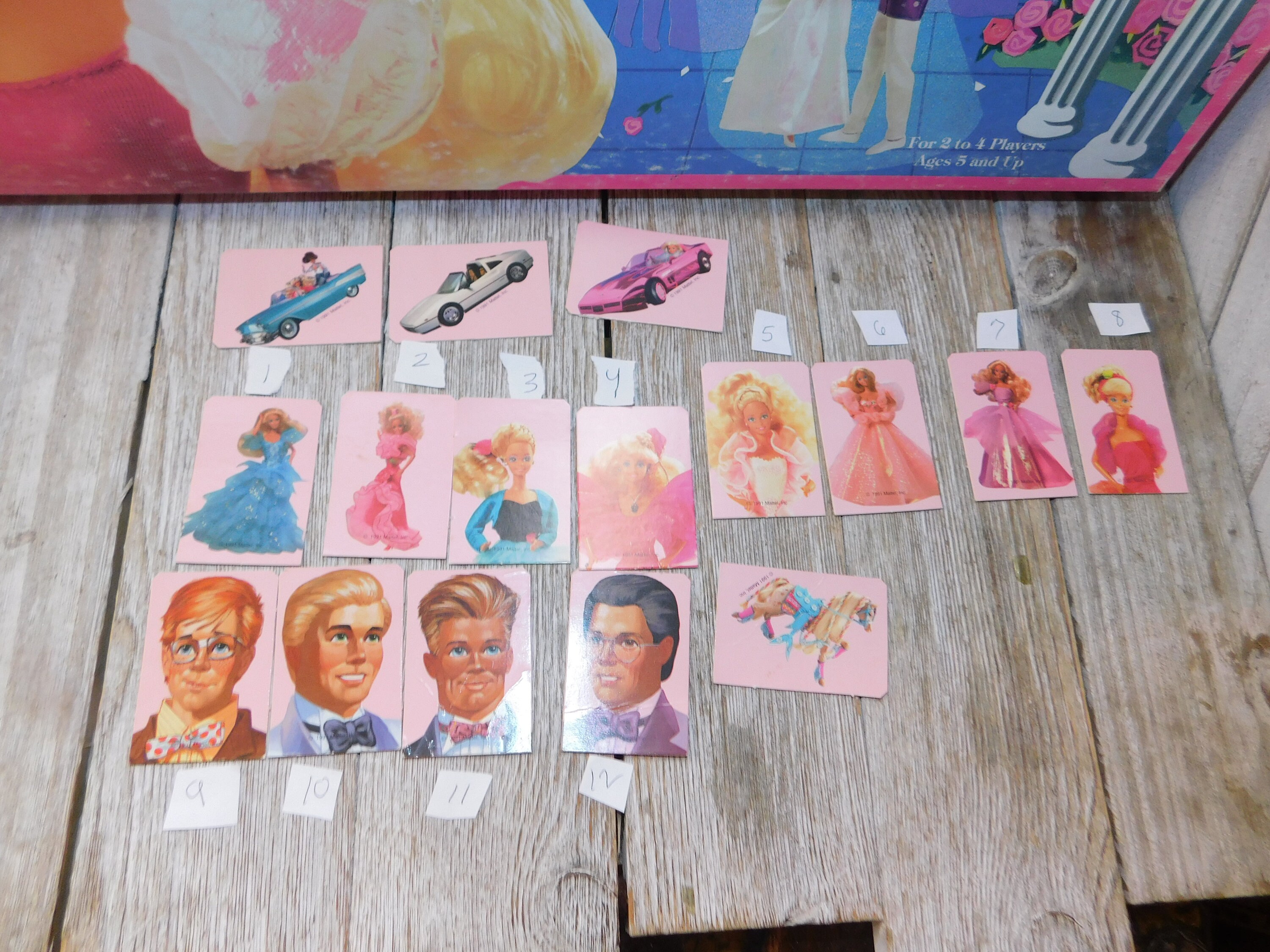 Peças de reposição para jogos de tabuleiro: The Barbie Game Queen of the  Prom 1960 Mattel