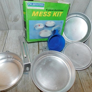 Nesting Camping Set Pan Set, Vintage, Nesting Camp Pan Sets, Boy Scout Camping, Cooking, Hiking, Daysgonegonetreaures *y