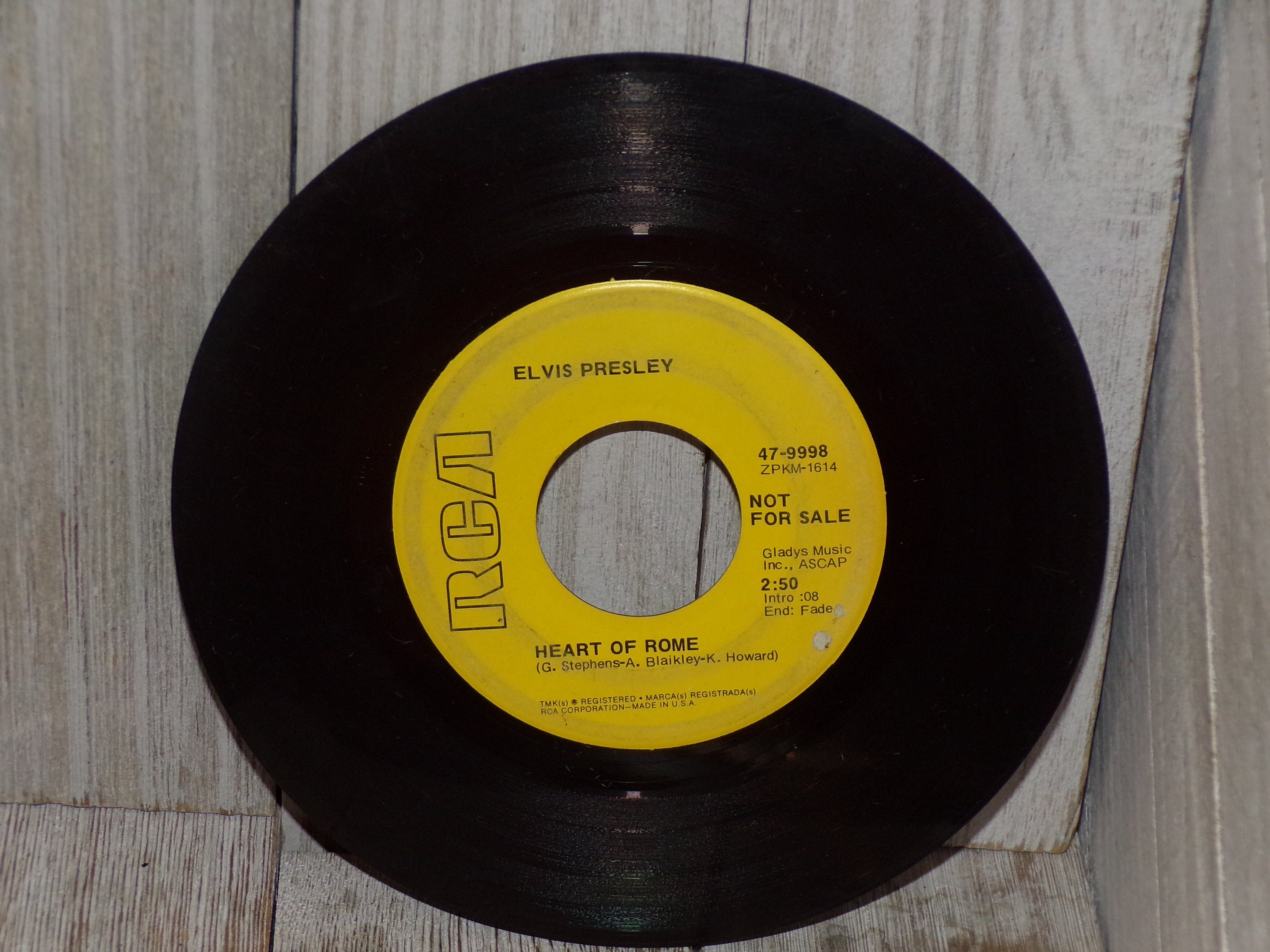 Elvis Presley 45 Rpm - Etsy