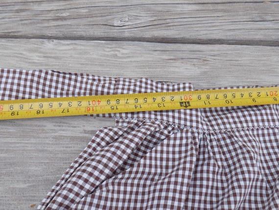 Apron Embroidery Gingham, - image 7