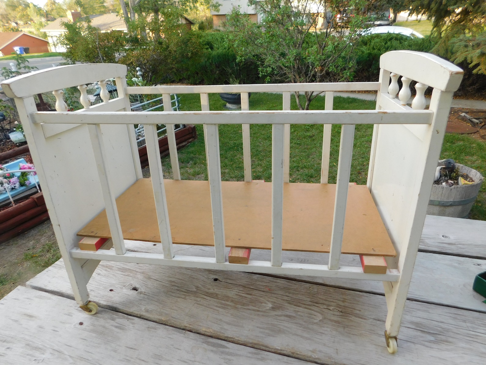 Vintage Wood Doll Crib Vintage Wood Doll Bed Vintage Home Etsy