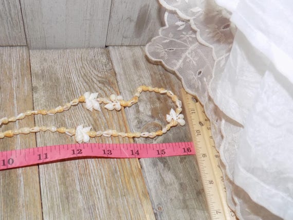 SHELL NECKLACE w Tiny Shells, Nautical Jewelry, G… - image 4