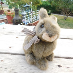 Bunny Mary Meyer Brown Stuffed Bunny Vintage Stuffed Bunny, Vintage Stuffed Toys, Bunny, Rabbit, Gift, Prop, Memories, Daysgonebytreasures*c