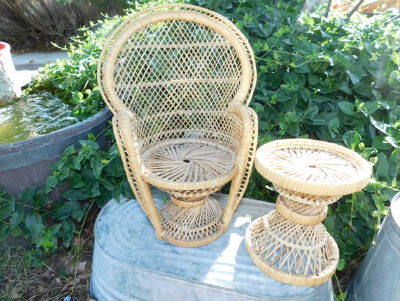 doll peacock chair