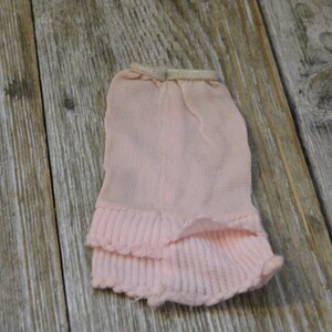FASHION DOLL Slip, Vintage Pink Ruffled Tiered, Sm Doll Slip, Doll Clothes, Gift, Memories, Daysgonebytreasures *