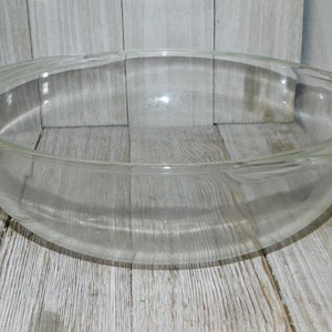 Vintage Medium Pyrex Clear Kitchen Large Bowl, Vintage Pyrex Bowl ...
