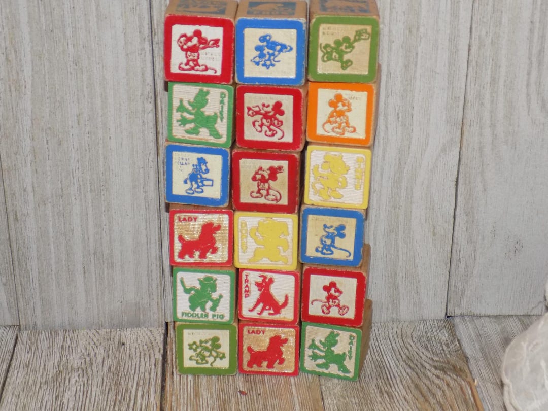 BLOCKS Small Wood Blocks, Character Blocks, Building Blocks, Home Decor ...