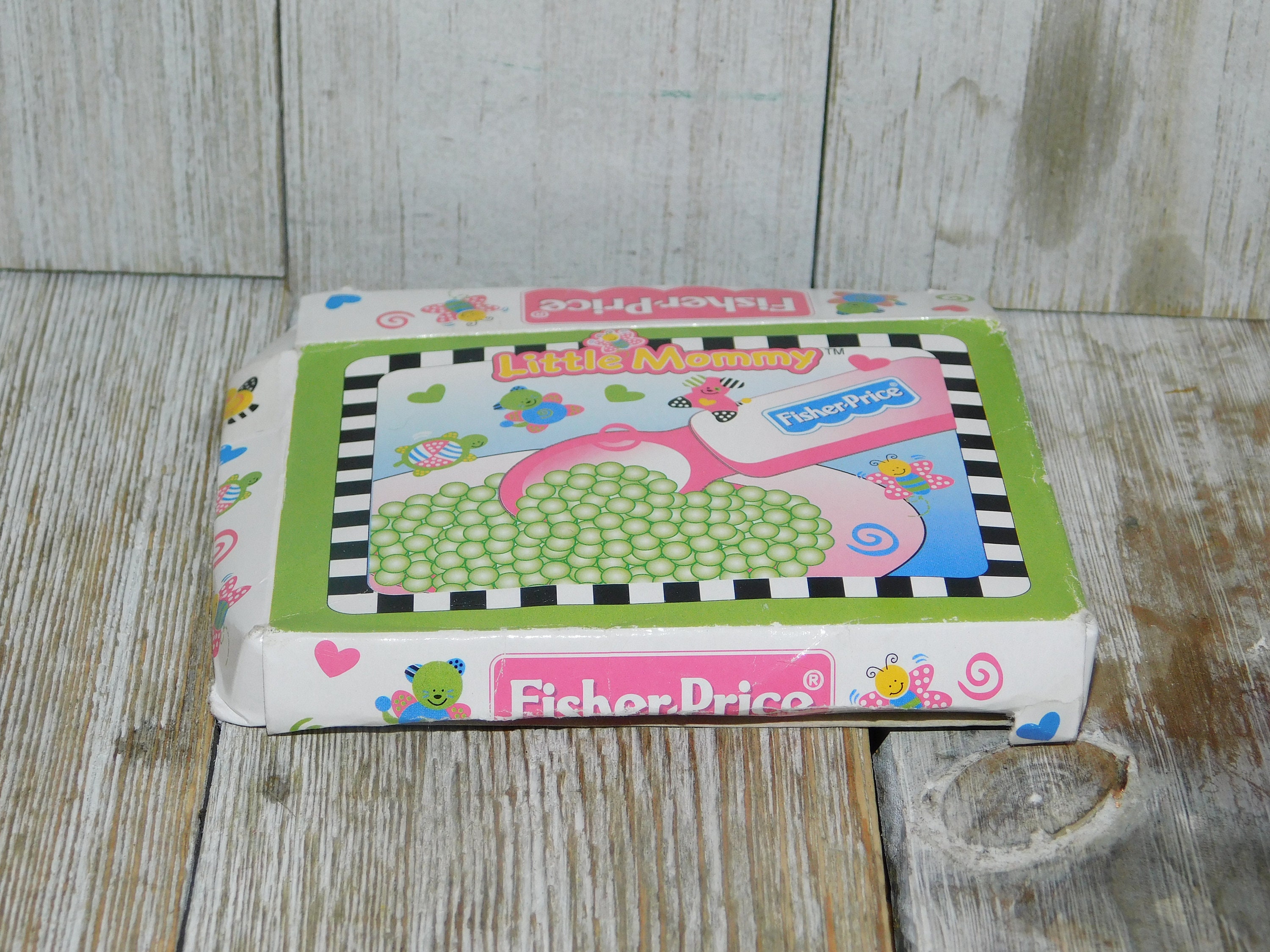 Vintage Fisher Price Play Food Little Mommy Pea Box Play Toy Etsy