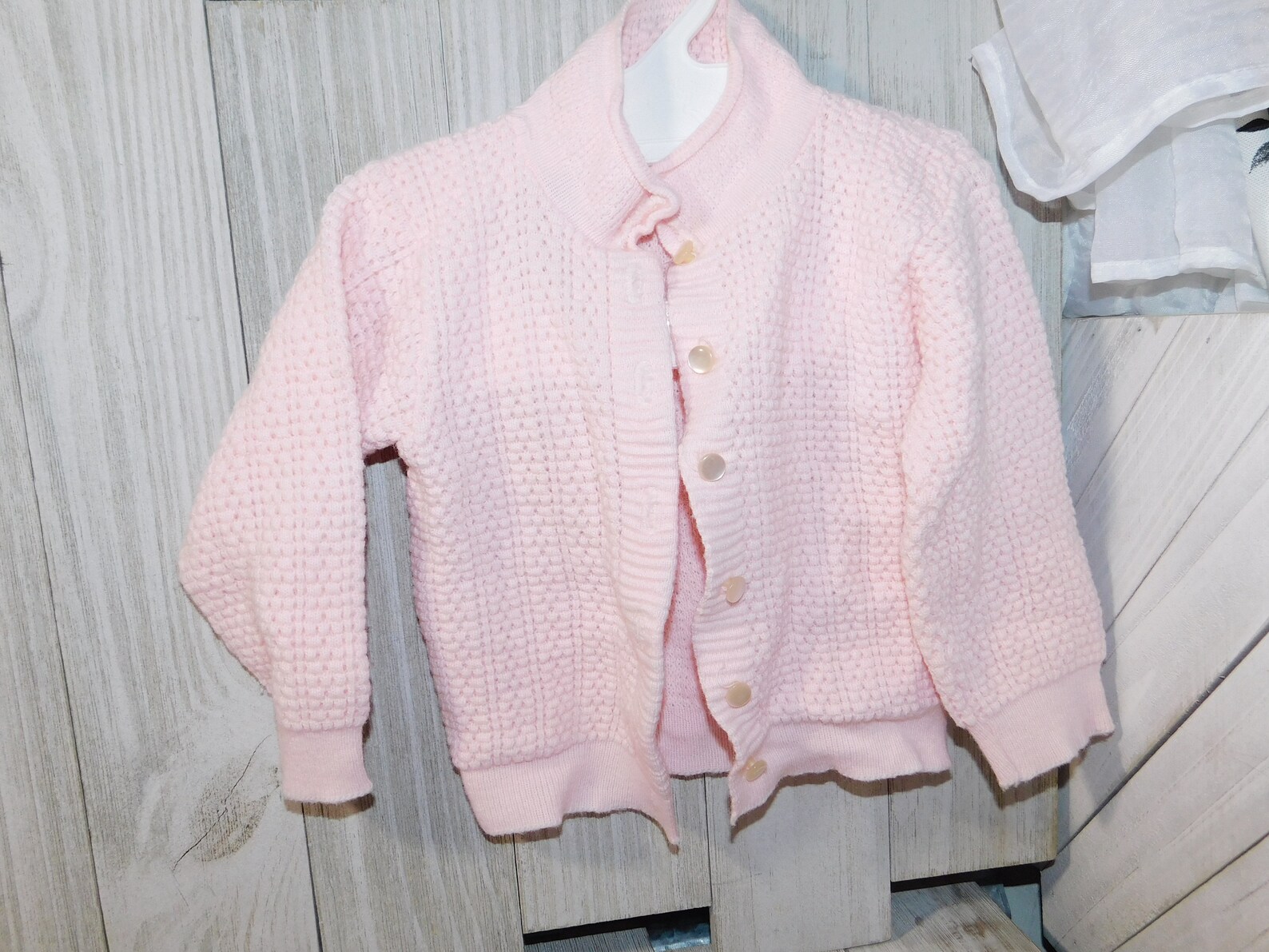 Vintage Baby Girl Pink Sweater Baby Girl Sweater Girls Etsy