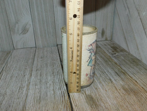 Frosted Candles, Hummel Frosted Little Girl and Boy Candles, Hummel Collectible, Container Candles, Glasses Candle Holders : shC*D Frosted Candles, Hummel Frosted Little Girl and Boy Candles, Hummel Collectible, Container Candles, Glasses Candle Holders : shC*D