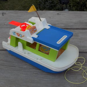 Fisher Price Ferry Boat, Vintage Fisher Price Toys, Vint Toys, Memories, Gift, Prop, Daysgonebytreasures *y