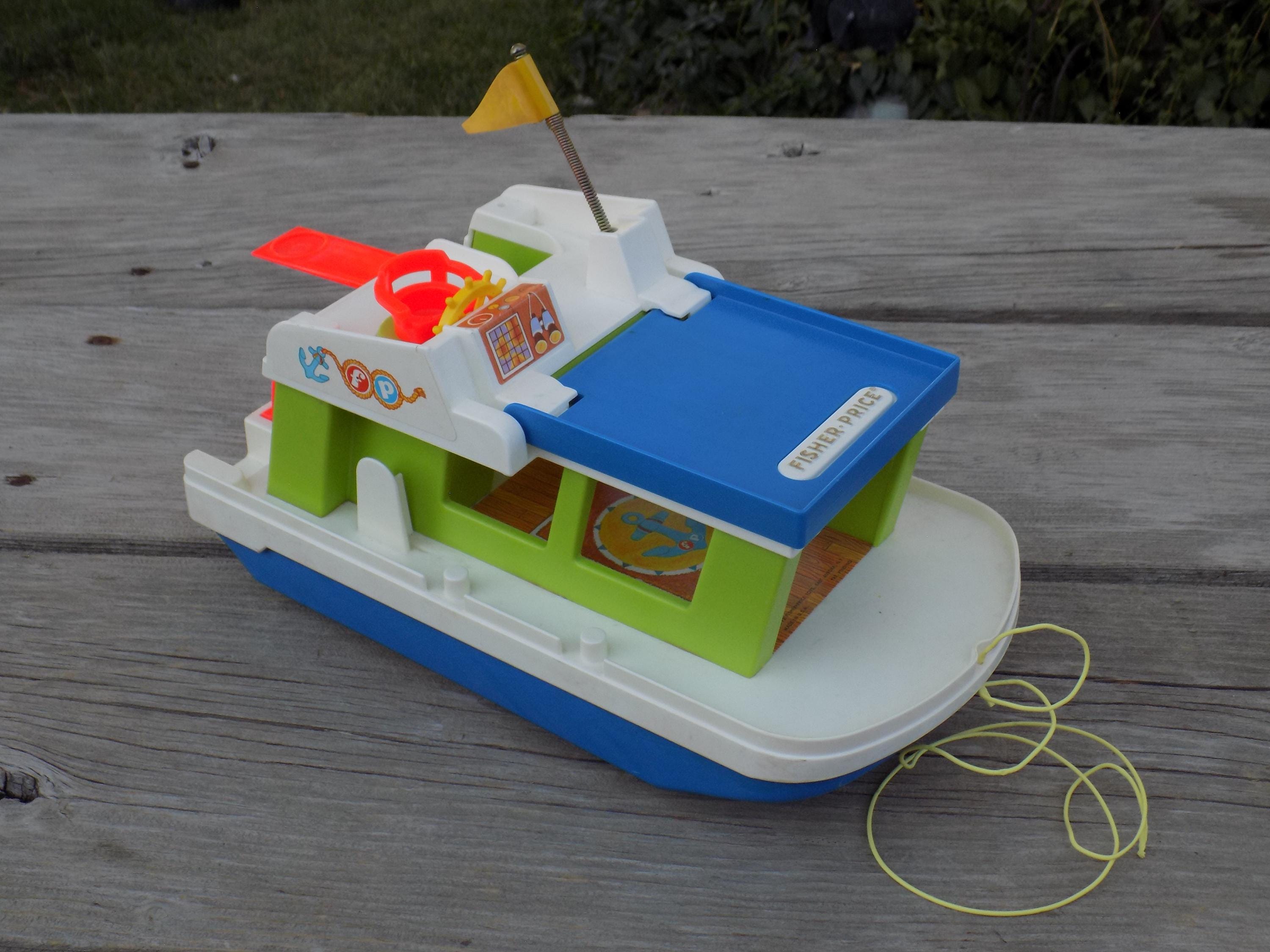 Fisher Price Ferry Boat, Vintage Fisher Price Toys, Vint Toys