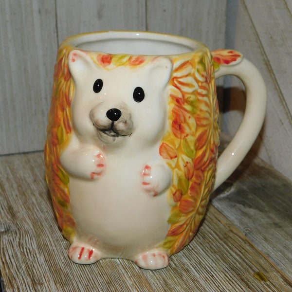 Hedgehog Mug Wonderland Valley Hedgehog Mug Large Hedgehog Mug Animal Mug Ceramic Mug Large Mug Memories Gift Prop Daysgonebytreasures