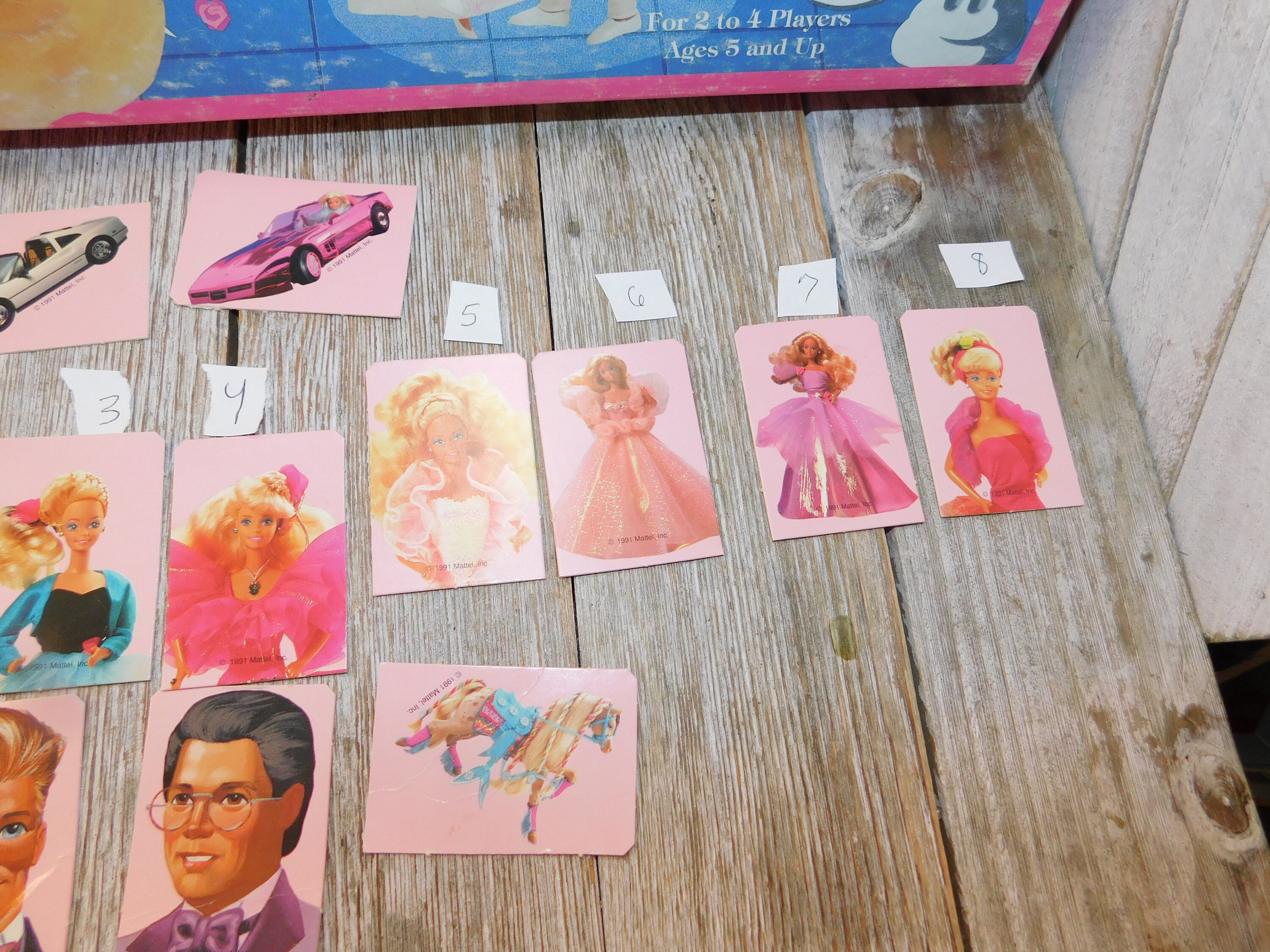 Peças de reposição para jogos de tabuleiro: The Barbie Game Queen of the  Prom 1960 Mattel