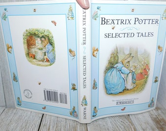 Beatrix Potter Selected Tales F Warne & Co 1999, Hardcover Book, Childrens Book, Bunny, Rabbit, Gift Idea, Prop Daysgonbyreasures D*