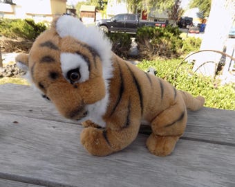 Vintage Tiger Plush (1978) - R. Dakin 70s Small Toy Big Cat - Etsy