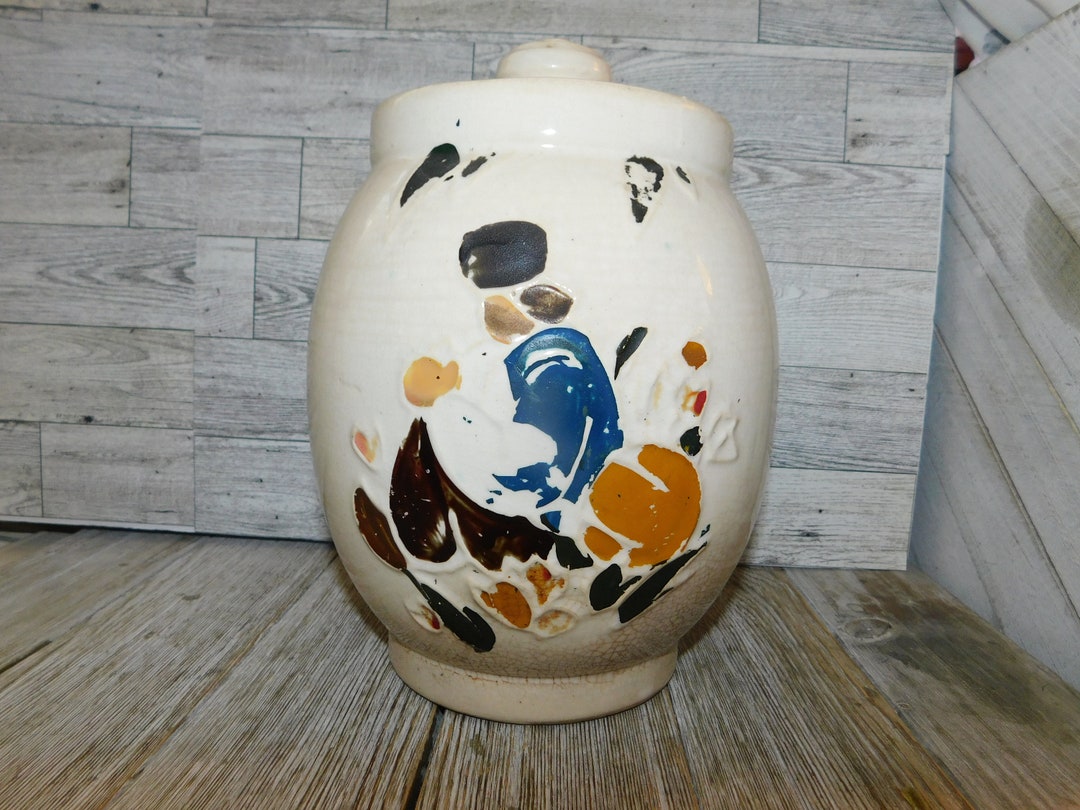 Antique Mccoy Cookie Jar, Antique Jar, Kitchen Home Decor, Farmhouse