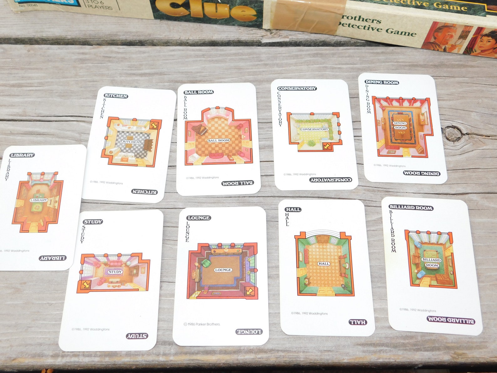 Vintage Clue Board Game Pieces Clue Replacement Game Pieces Etsy