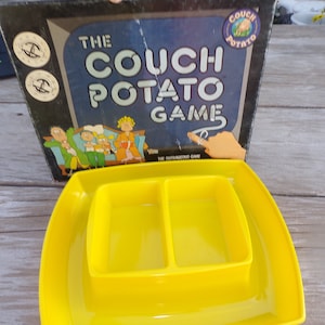 Vtg Couch Potato&#39;s Game Tray, Plastic Game Tray, Game Parts, Replacement Game Parts, Memories, Gift Prop, Daysgonebytreasures **