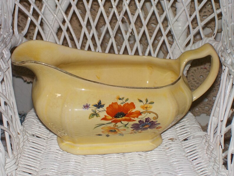 Limoges China Co Vintage Gravy Boat with Gold Trim Sebring Etsy