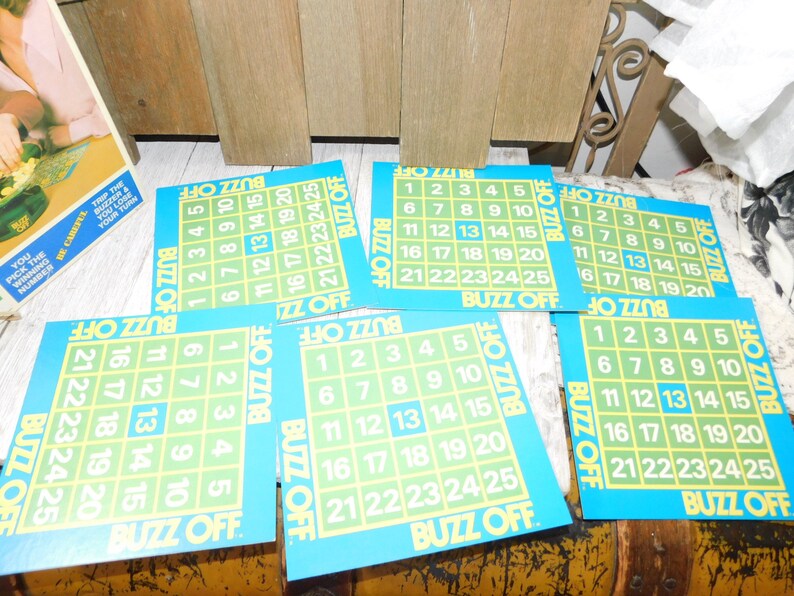 Lakeside's Buzz off Electronic Bingo Game Vintage Game Etsy