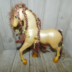 Fashion Doll Horse, Toy Horse, Yellow Horse, Princess Horse, Doll Horse,  Prop, Gift Idea, Prop, Daysgonebytreasures D**