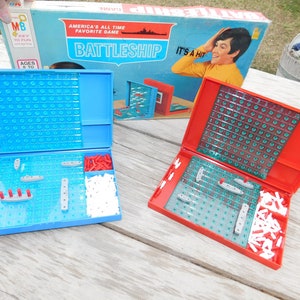 Battle Ship Game Naval Combat Game Milton Bradley 1967, Vtg War Board Game, Vintage Board Game, Game Night, Gift, Daysgonebytreasures *