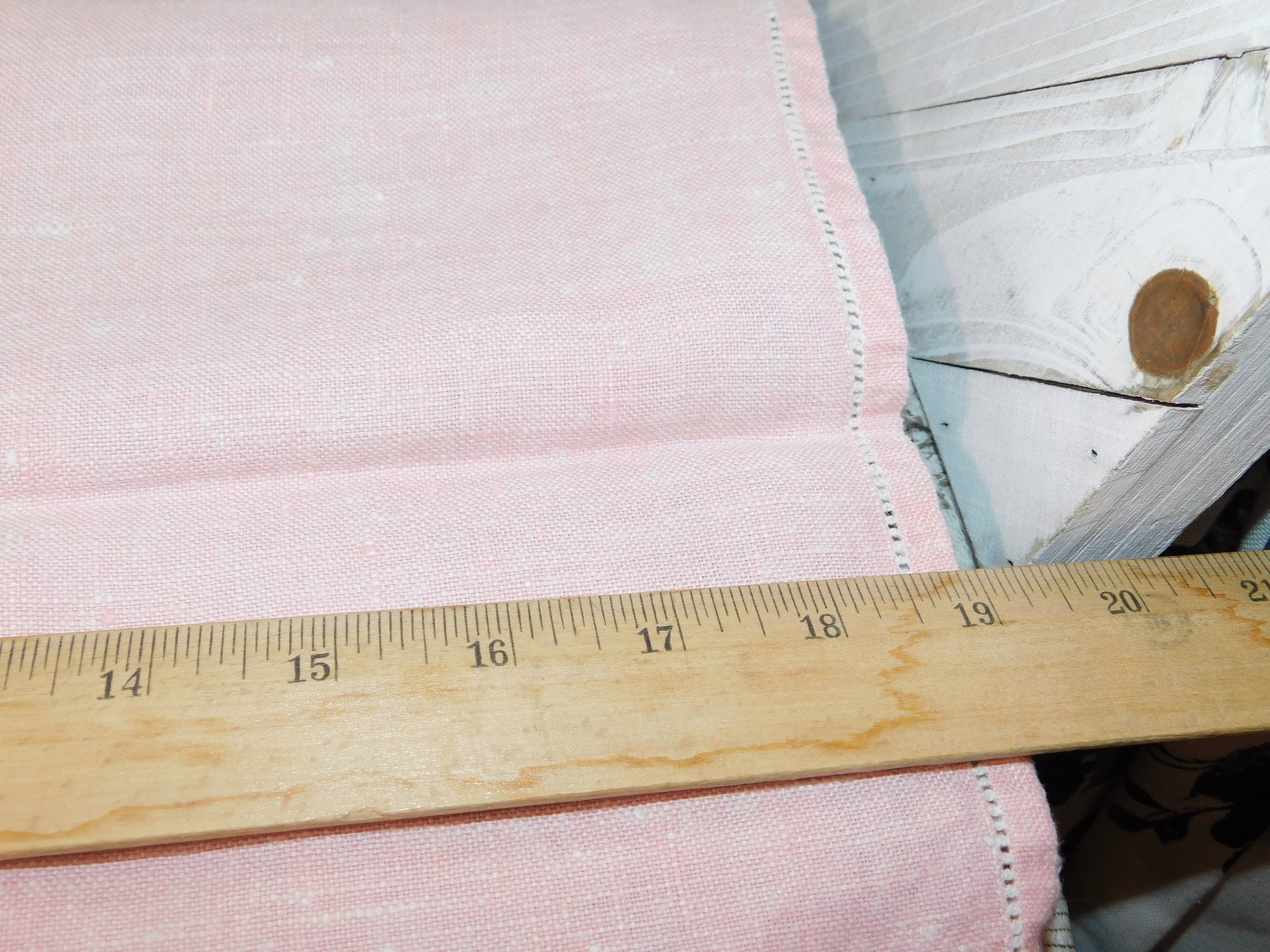 Vintage Pink Embroidery Flower Napkin Dresser Cover Shelf | Etsy