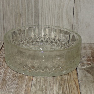 Crystal little Jar, Bowl, Powered Puff Bowl, Vanity Decor, Small Bowl, Kitchen, Bathroom, Memories, Gift, Prop, Daysgonebytreasures, *