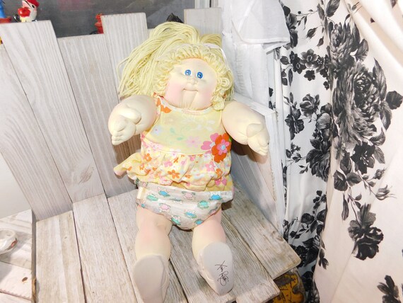 cabbage patch doll soft sculpture