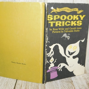 Vtg Spooky Tricks Hardcover, Weekly Reader, By Rose Wyler, Vintage Child's Book, Vintage Book, Printed in USA, Daysgonebytreasures, *D