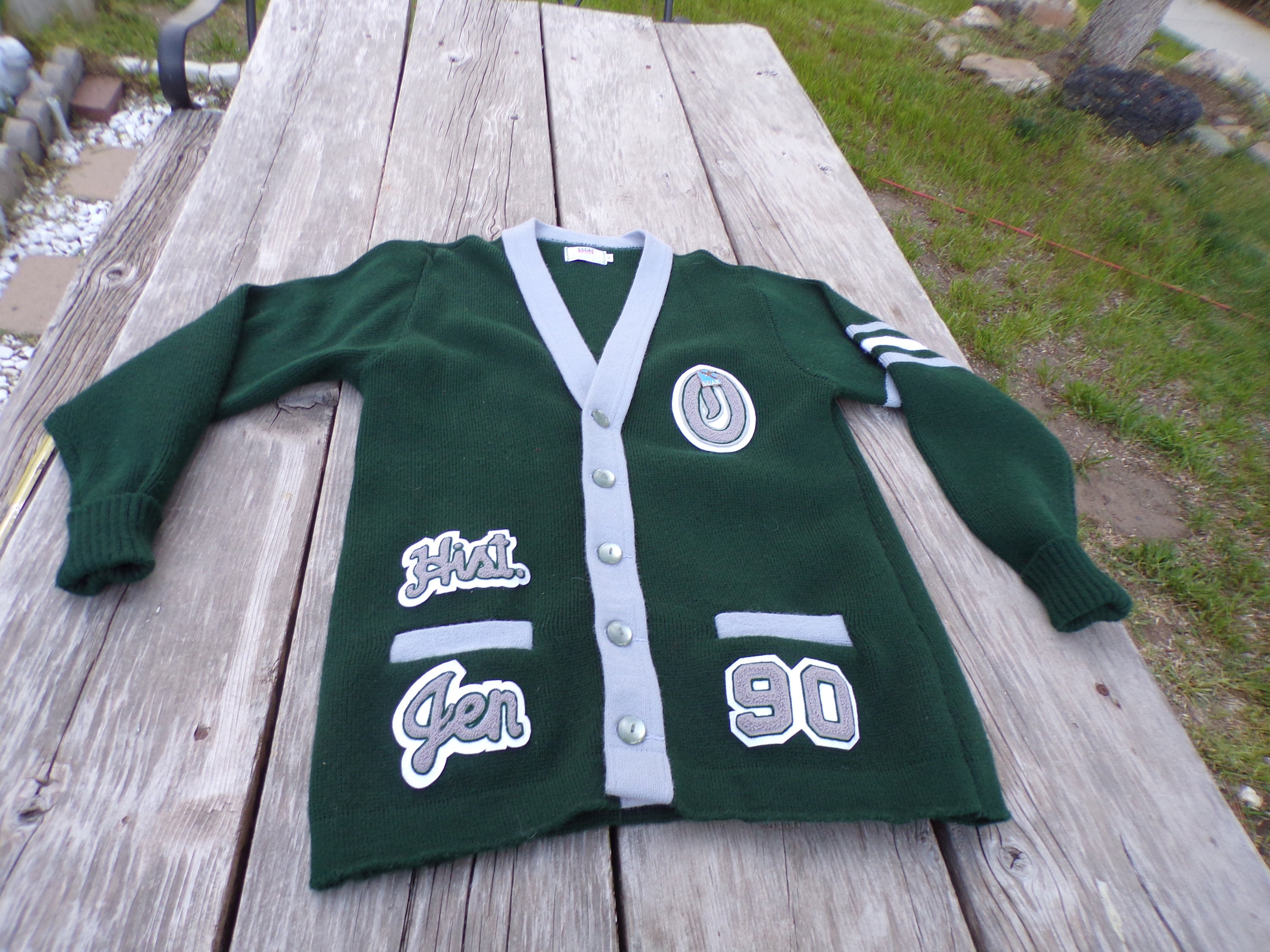 60’s“ EAST TENN” lettered cardigan 50s 60s Toddler Kids Varsity Letterman Cardigan Sweater True