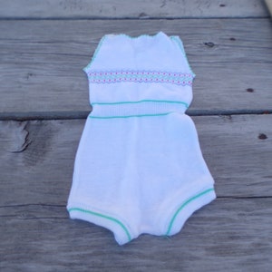 Vtg Baby girl Short One Piece Outfit, Baby Clothes, Baby Shower Gift, New Baby Gift, Memories, Prop, Doll Clothes, Daygonebytreasures *