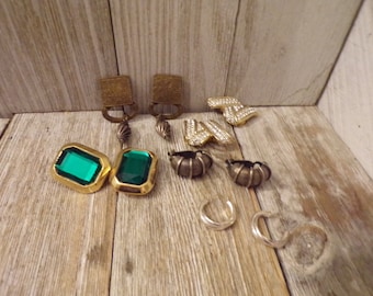 Vtg Jewelry Vtg Clip Earring, Pierced Earring, Sparkle Earring, Hoop Earrings, Women Jewelry, Gift, Memories, Daysgonebytreasures*