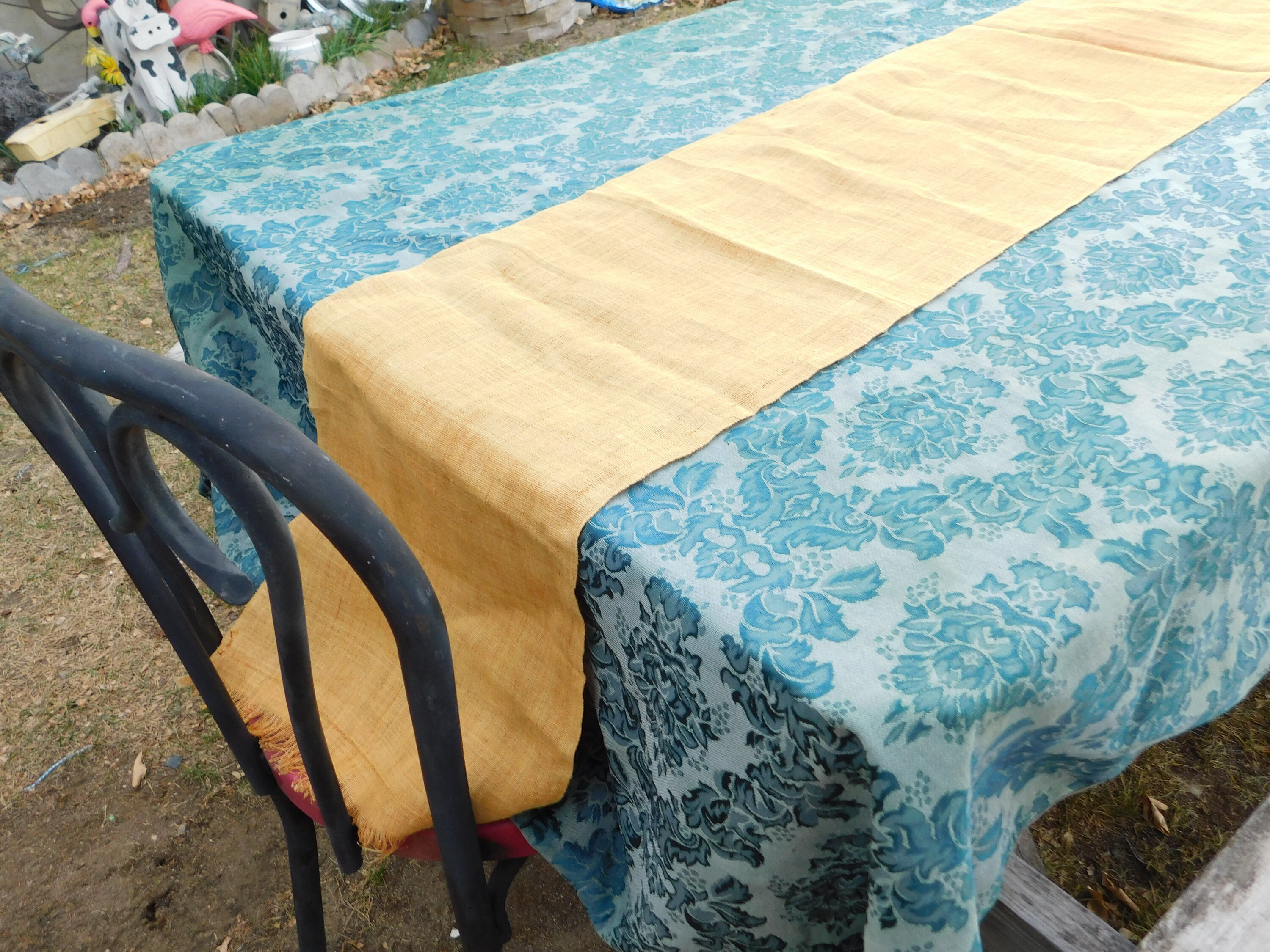 Vintage Long Table Runner 95 in X 12 In Brown Table Runner Etsy UK