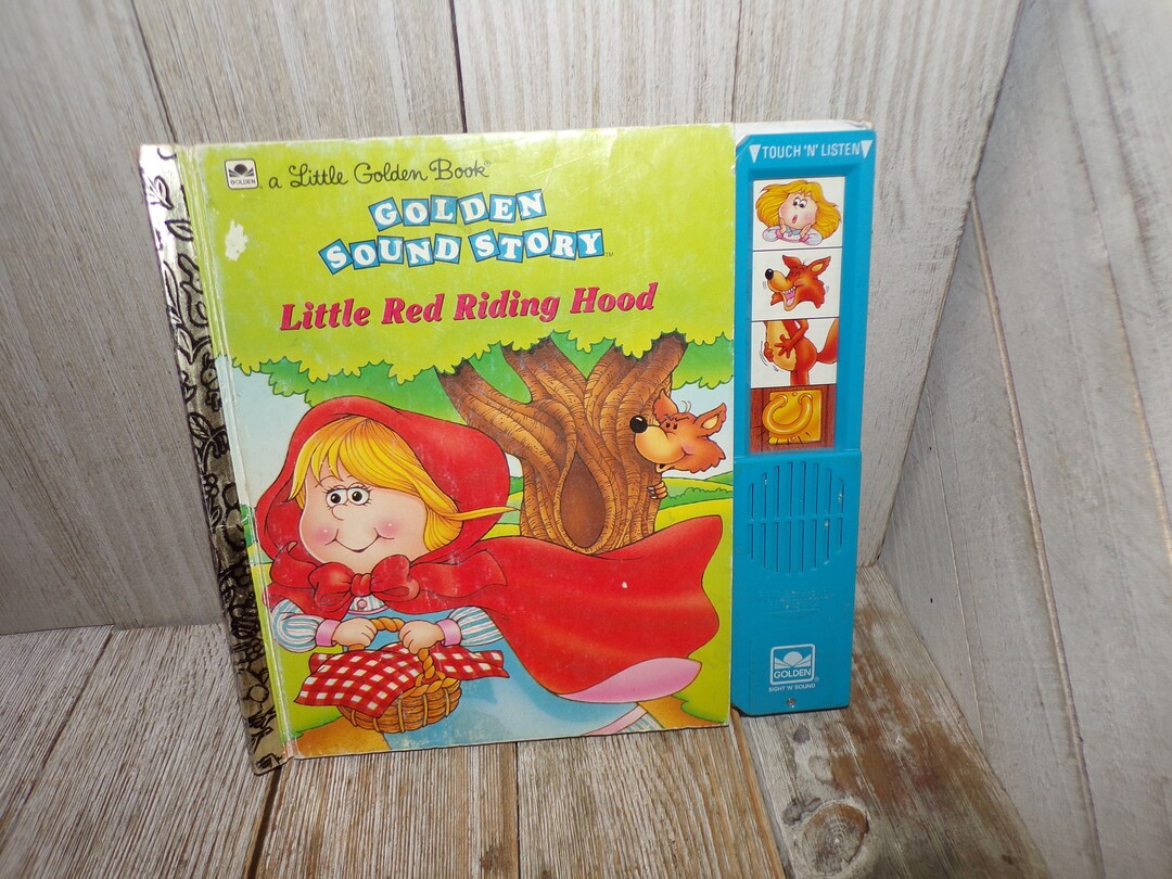 Golden Book Little Red Riding Hood Sound Book, Hardcover Book ...