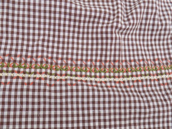 Apron Embroidery Gingham, - image 8