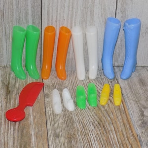 FASHION DOLL BOOTS, Shoes, Comb, You Pick Listing, Vtg Doll Clothes, Memories, Gift, Prop, Daysgonebytreasures *y