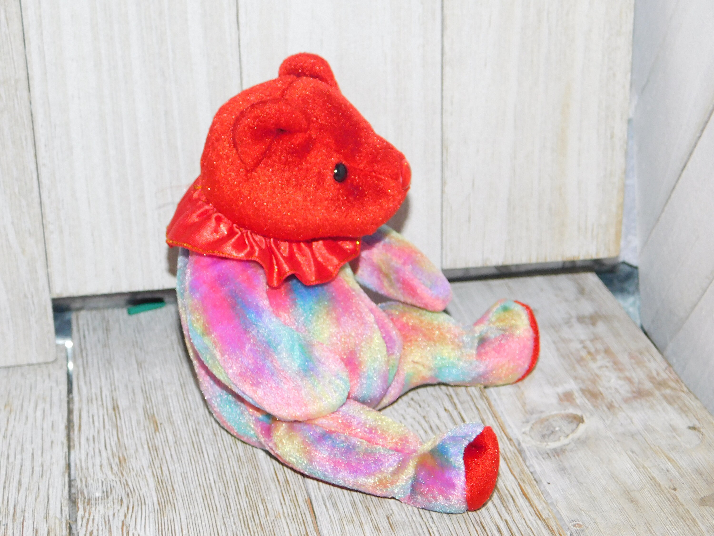 Ty Ruby Ty July Ruby Happy Birthday Bear, Vintage Ty Bear, Vintage Stuffed Toys ...