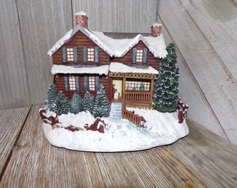 HOWTHORN VILLIAGE Hidden Point Retreat Terry Redlins Winter, Holiday Winter Town, Memories, Gift, Prop, Daysgonebytreasures **