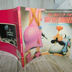 The Night of the Mary Kay Commandos Featuring Smell O Tunes, Bloom Country, Cartoon Book, Vintage Book, Paperback,  Daysgonebytreasures *y