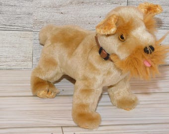 TY  Beanie Baby Schnitzel The Schnauzer Plush Dog, Vtg Plush Stuffed Animal, Memories, Gift, Prop, Daysgonebytreasures  *y