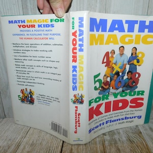 Math Magic For Your Kids Scott Flansburg, Hardcover Book, Learning Math, Homeschooling, Gift, Prop, Memories, Daysgonebytreasures **