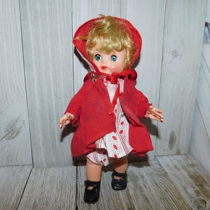 Rubber Doll in Red Outfit, Vintage Doll, Rubber Doll, Vintage Toy Doll, Childhood Memories, Gift Idea, Daysgonebytreasures **y