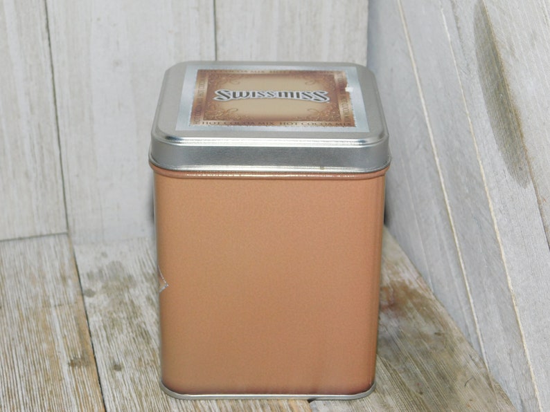 Vintage Swiss Tin Can Small Tin Can Storage Vintage Kitchen Etsy
