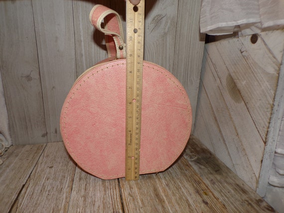 Vtg Light Pink Travel Bag,  Shoe Bag, Wig Bag, Sm… - image 3