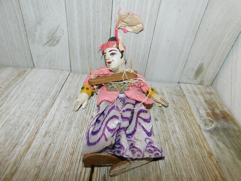 Vintage Wood Puppet Vintage Puppet Wood Puppet Etsy Canada