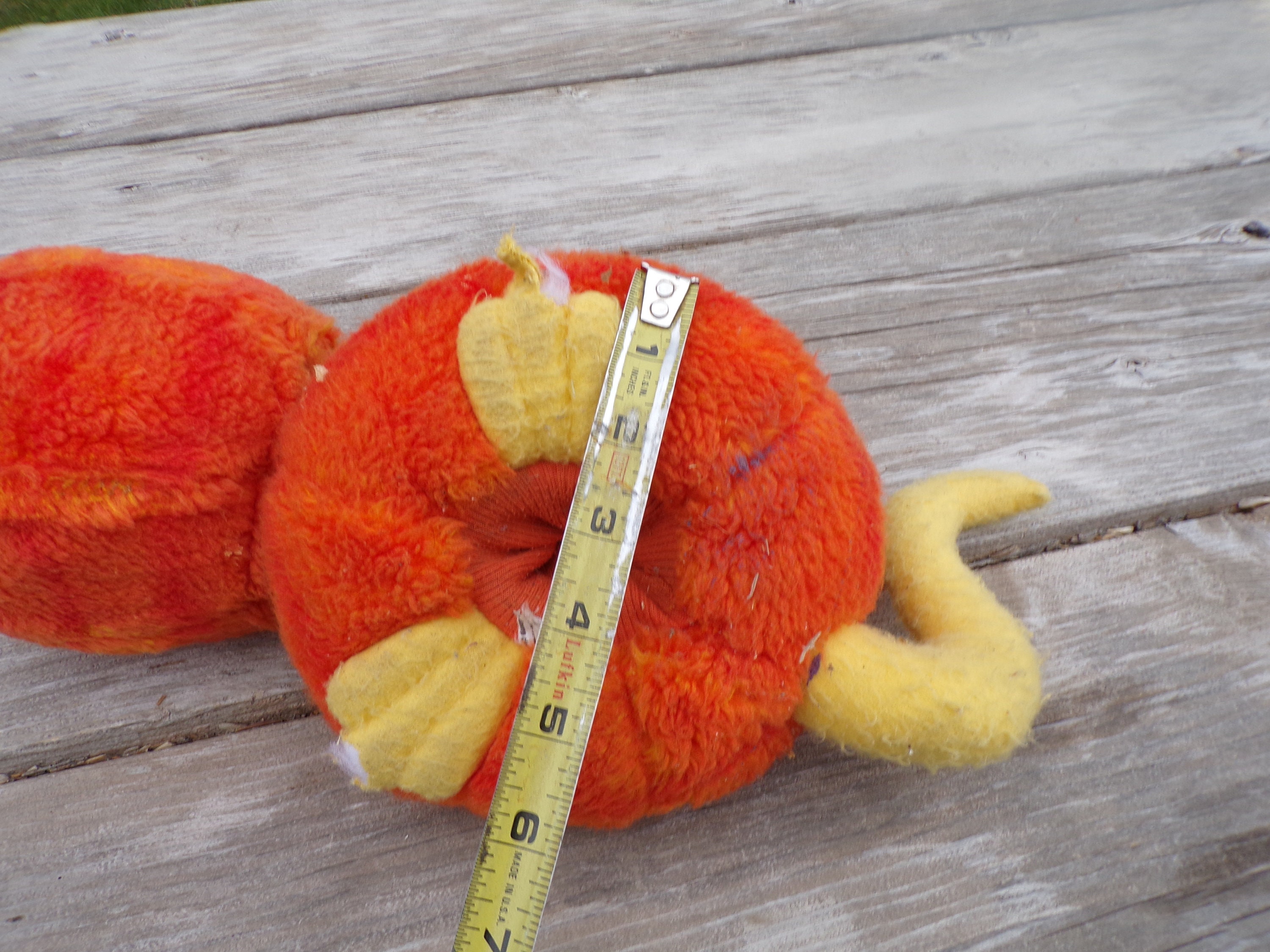 Vtg Teddy Ruxpin Orange Fob Hand Puppet Worlds of Wonder 1985, 80s