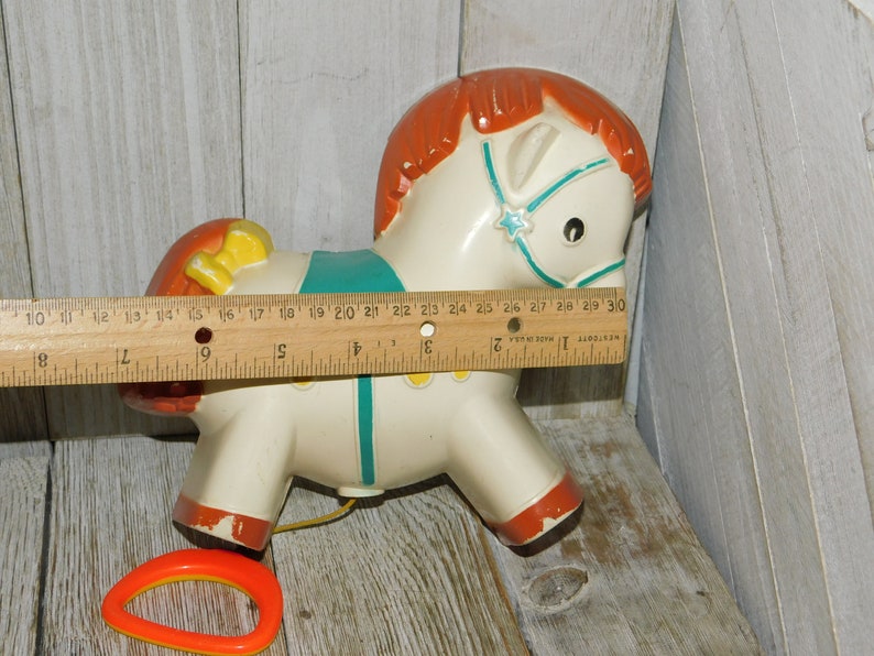 Vintage Crib Horse Music Toy Vintage Toys Vintage Baby Crib Etsy